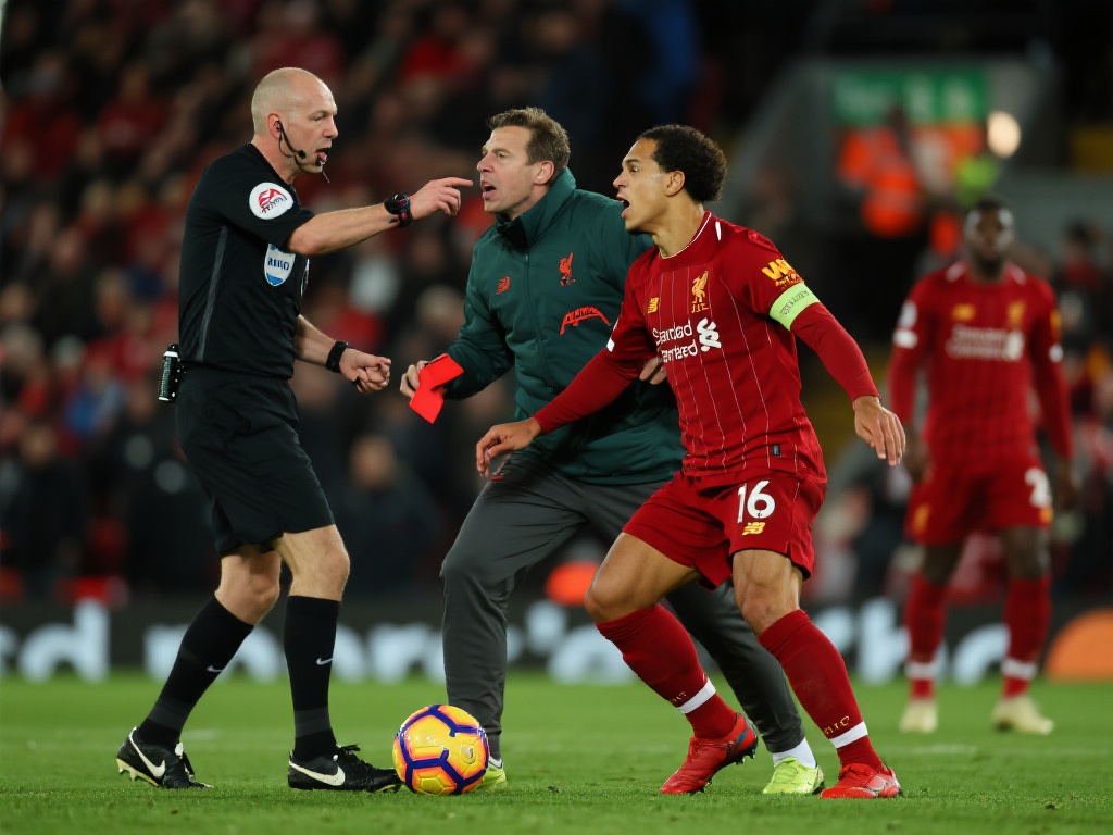 英超赛场:利物浦七轮后染红次数居首 面对染红频发问题,利物浦需要从战术、心理