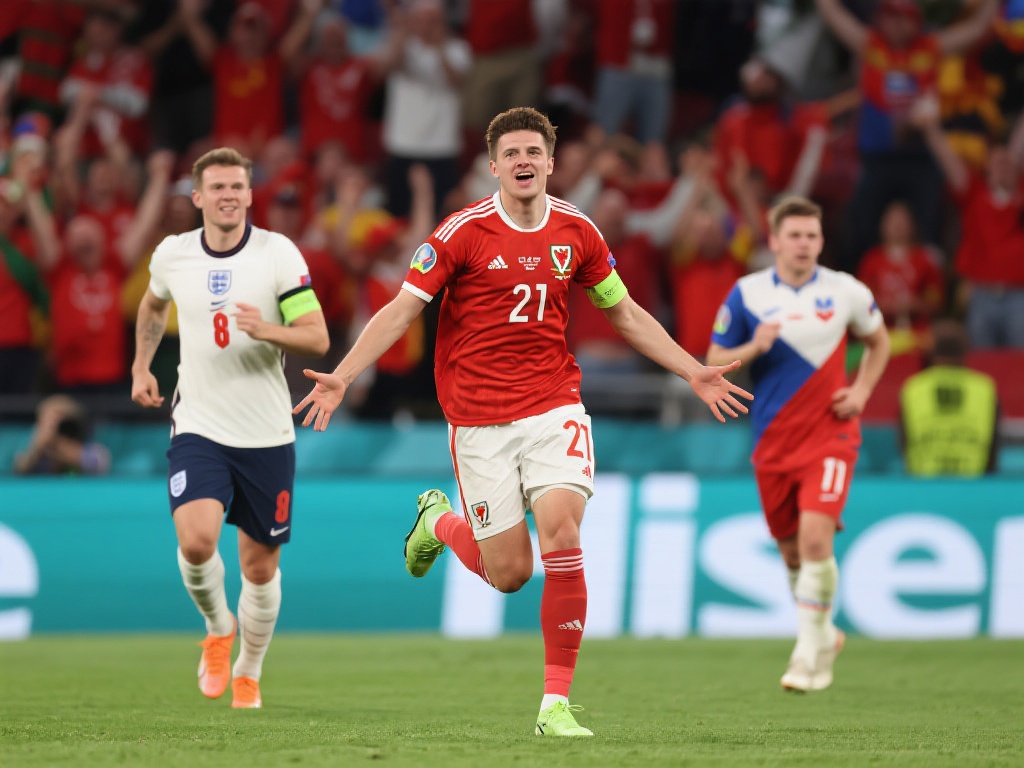 重温威尔士欧洲杯赛场辉煌表现 在小组赛阶段,威尔士与英格兰、俄罗斯和斯